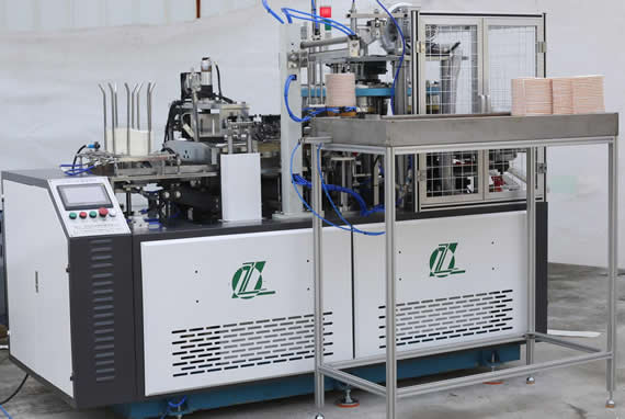 單面淋膜紙杯機=Single Paper Cup Machine